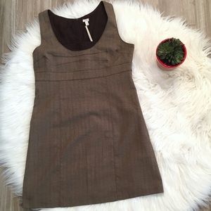 Fossil Brown Sleeveless Dress Size Small